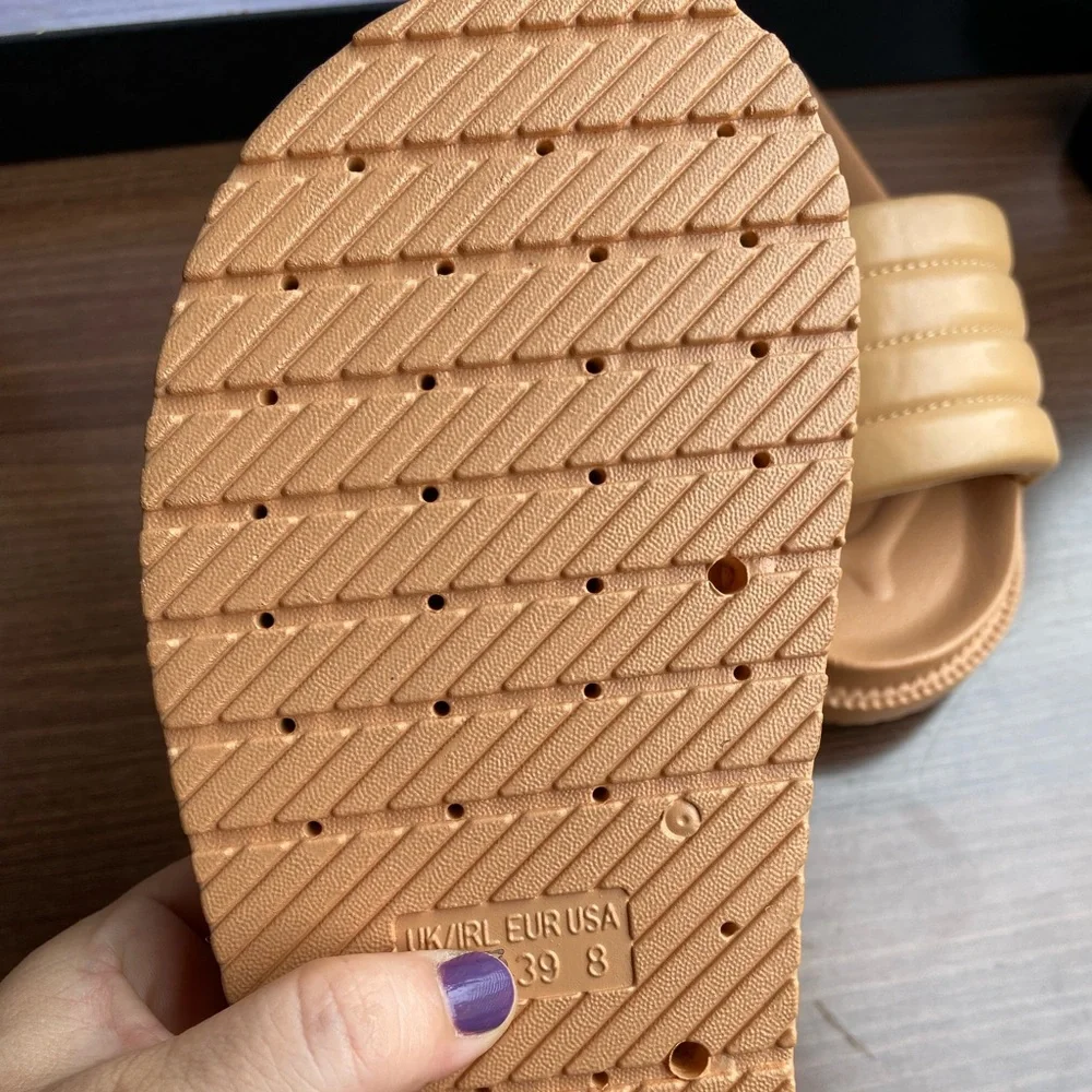 Luna Blu Brown Platform Pool Slides - Picture 5 of 5